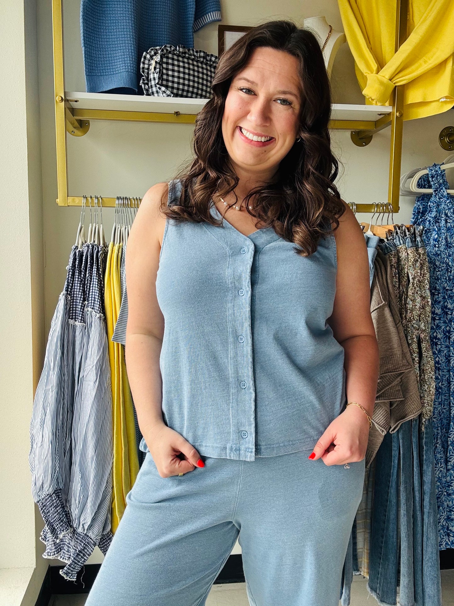 Light Blue Allium Top