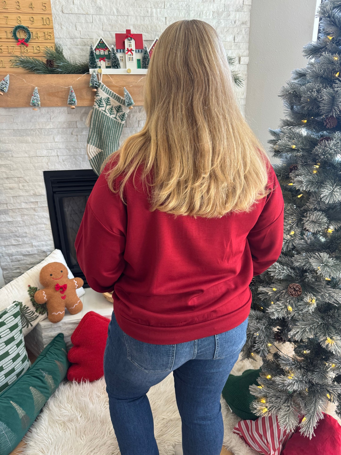 Merry Plaid Luxe Pullover