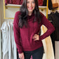 Burgundy Sweater Hoodie