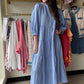 Blue Cameron Dress