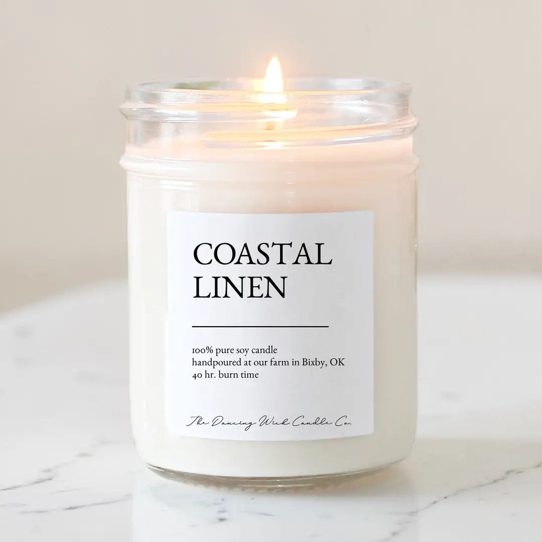 Coastal Linen Candle (4oz)