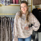 Lavender Mix Raglan Sleeve Blouse