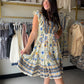 Paisley Printed Challis Dress