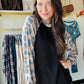 Leopard Sleeve Contrast Top