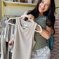 Taupe Heather Edlin Tank