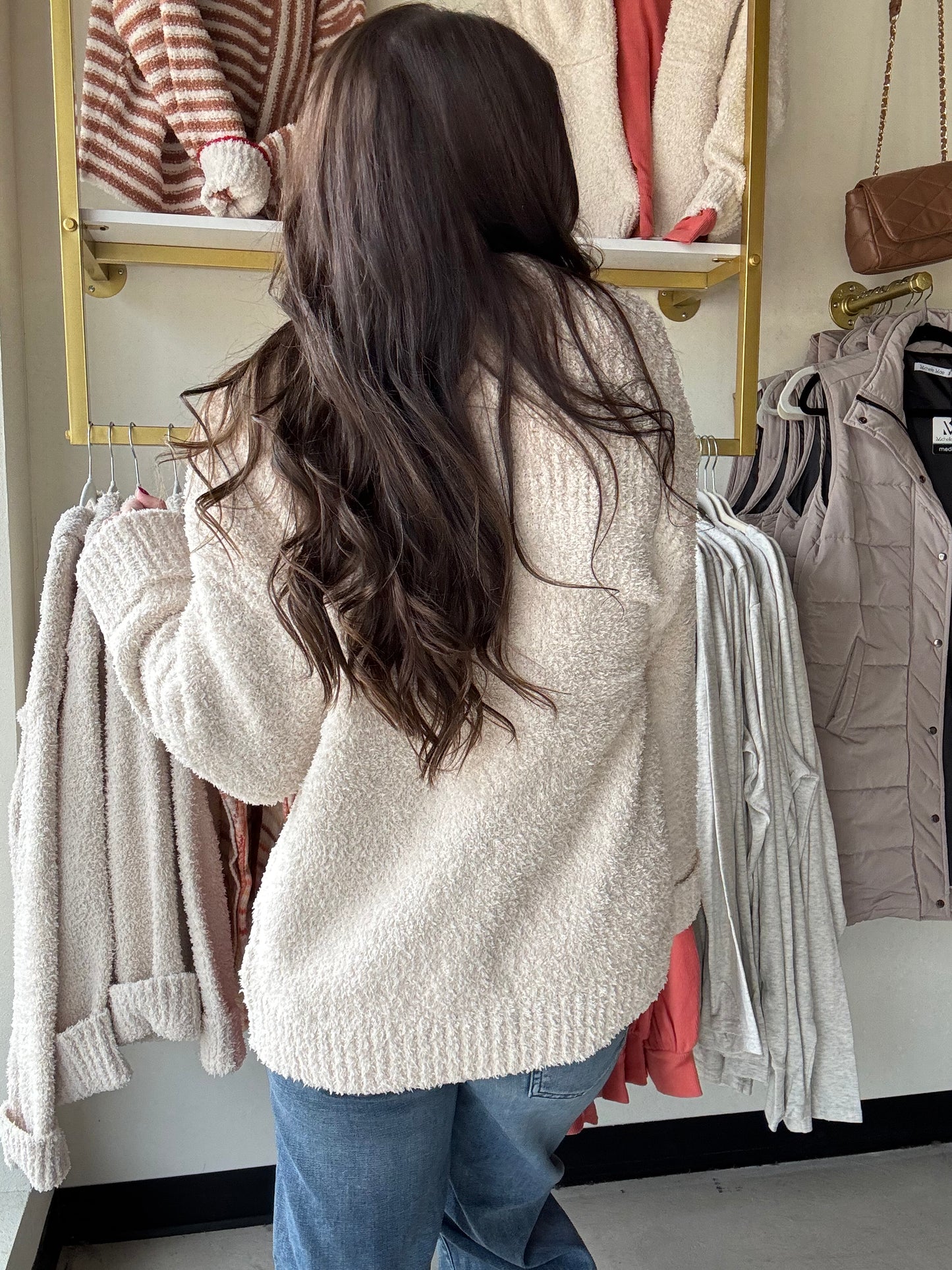 Lois Button Up Sweater