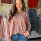 Brick & Ivory Smocked Blouse