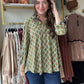 Pink Flower Motif Lizzy Top