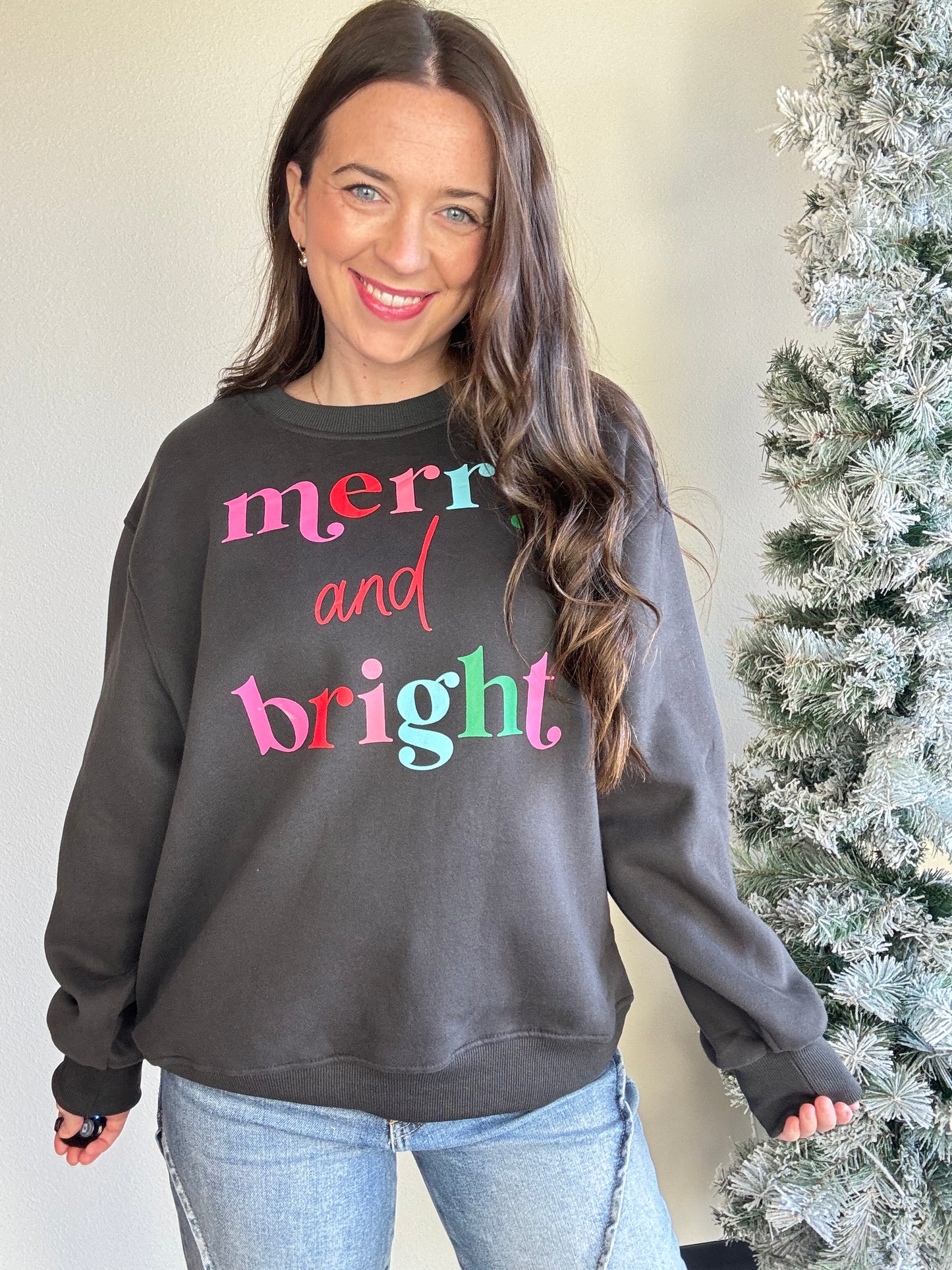 Merry & Bright Crewneck