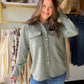 Sea Spray French Terry Shacket