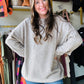 Heather Mocha Melange Sweater