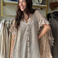 Sand Leopard Woven Tunic