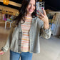 Sunkissed Sleeveless Button Sweater