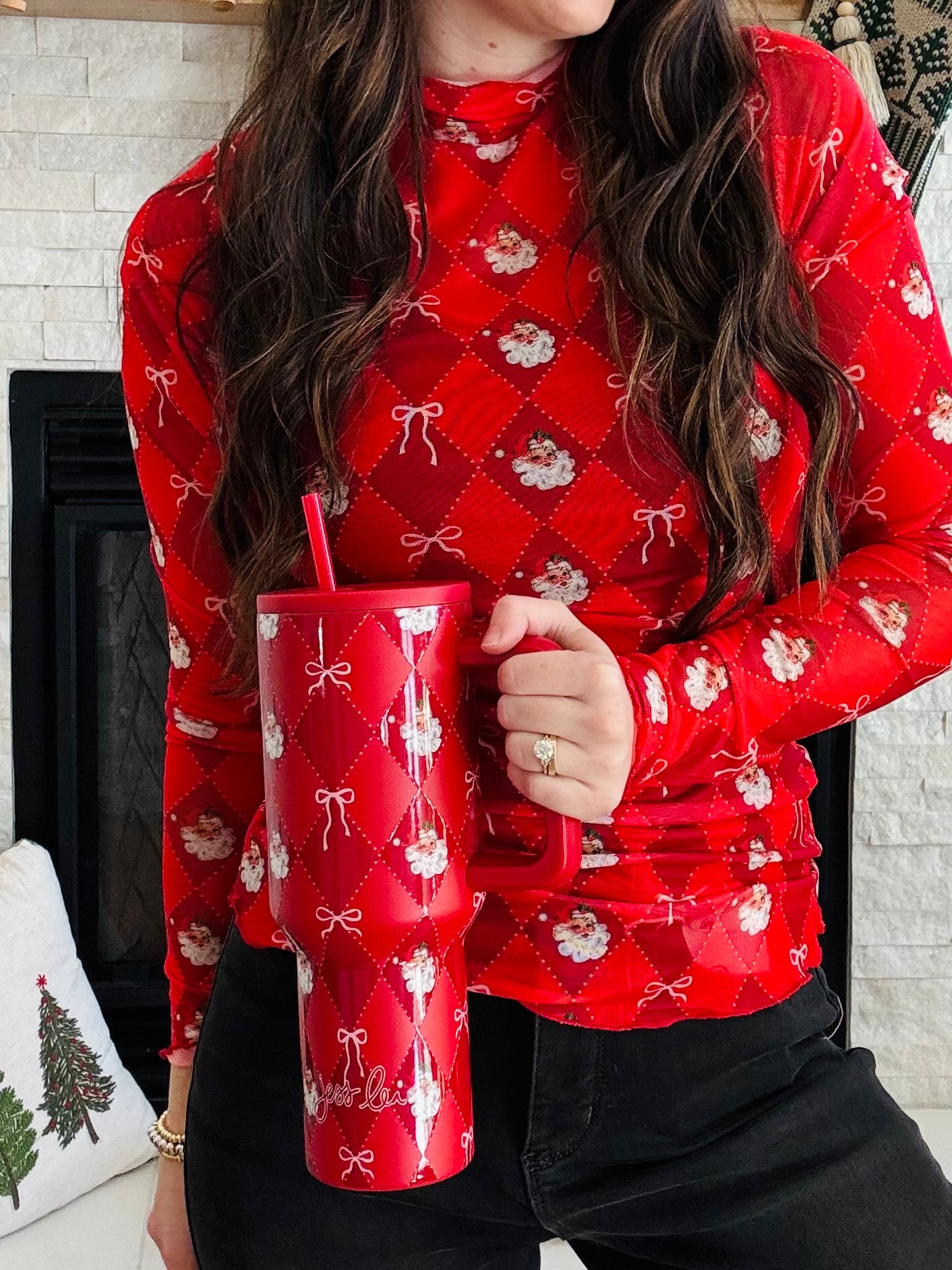 Santa’s Signature Bow Tumbler