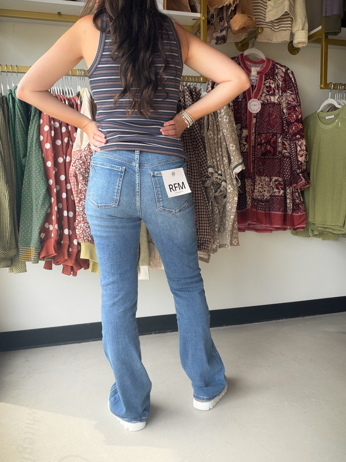 Mia Seam Detail Slimmers Bootcut