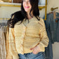 Dandelion Crochet Button Sweater