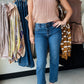 Tribal

Experience the perfect blend of luxury and comfort with the Audrey Hugging Straight Leg Jeans. Crafted from high-end denim, these jeans offer exceptional softness and stretch, ensuring a flattering fit that moves with you. Their cropped length and straight leg design create a timeless silhouette ideal for both casual and polished looks. Elevate your wardrobe with jeans that combine expert tailoring and premium materials for everyday elegance.