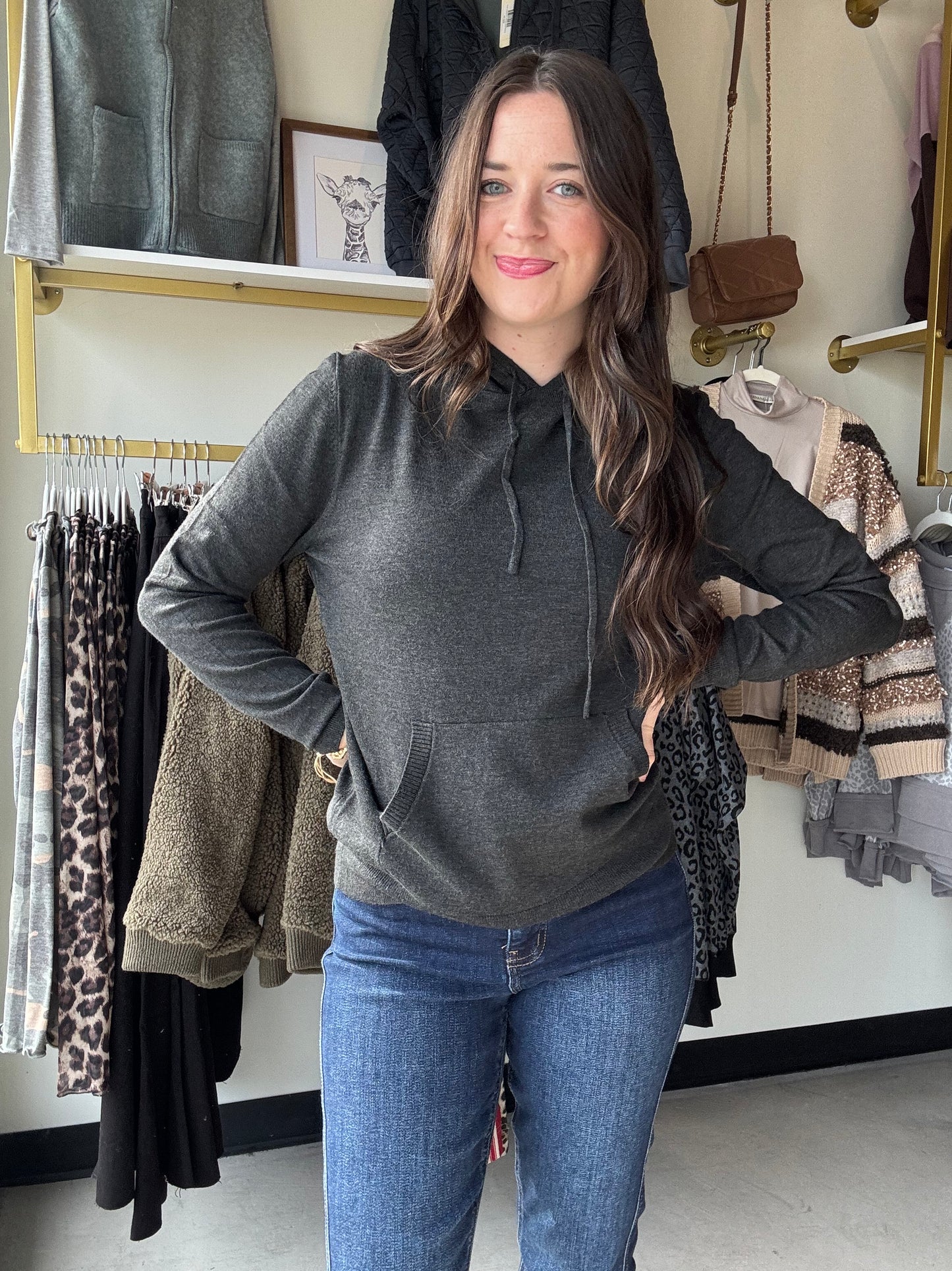 Charcoal Sweater Hoodie