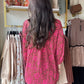 Mocha & Pink Lizzy Top