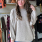 Heather Mocha Melange Sweater