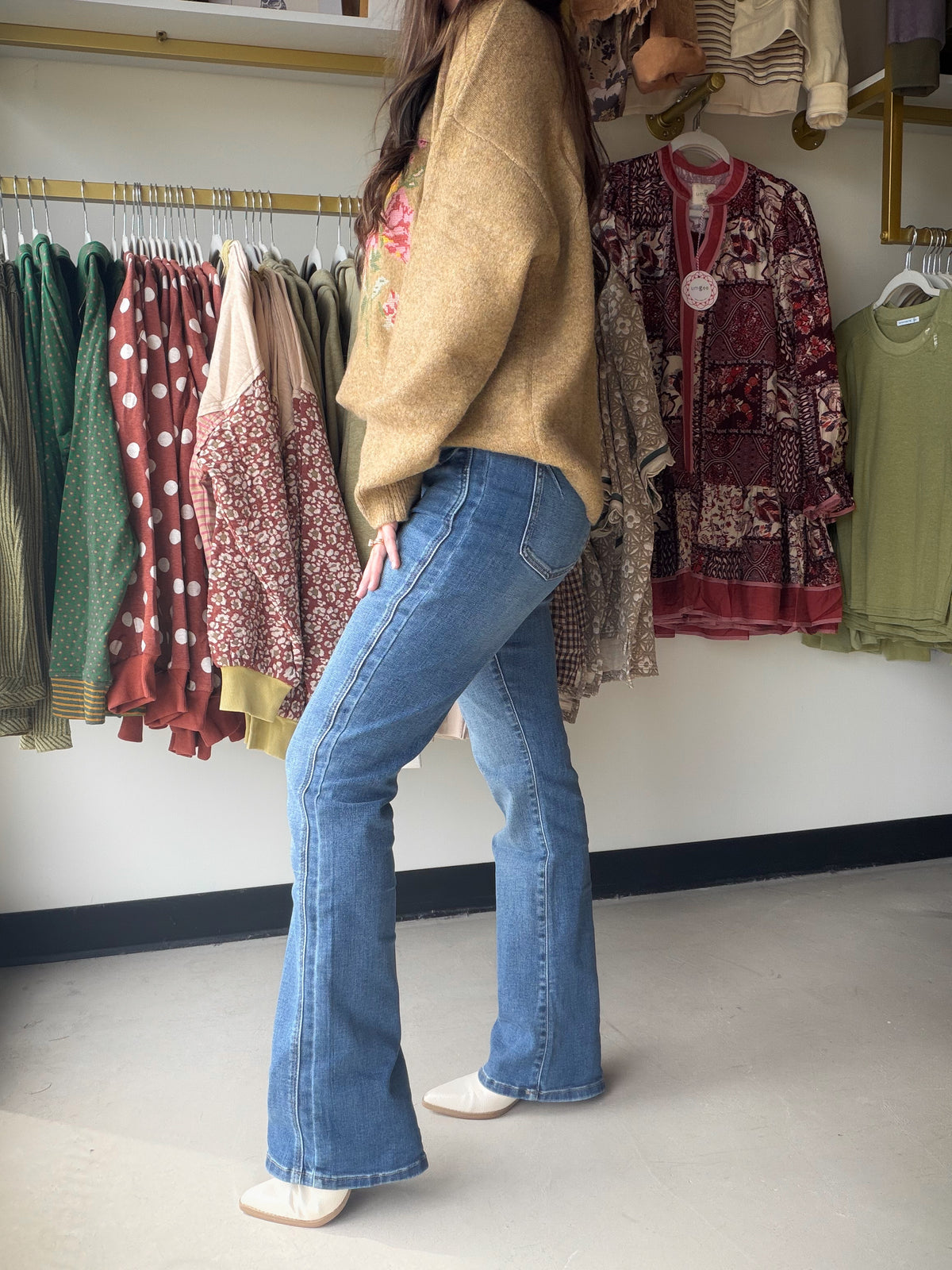 Mia Seam Detail Slimmers Bootcut