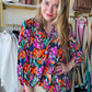 Vibrant Floral Lizzy Top