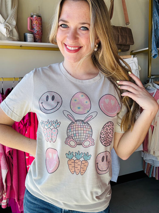 Easter Smiley Tee