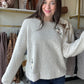 Embroidered Floral Accent Sweater