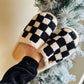 Checkered Platform Slippers