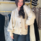 Cream Mohair Sweater Cardi