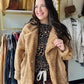 Brown Sherpa Teddy Jacket