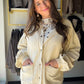 Ecru Terry Sweater Cardi