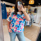 Brushstroke Blooms Floral Top