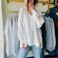 White V Neck Tunic