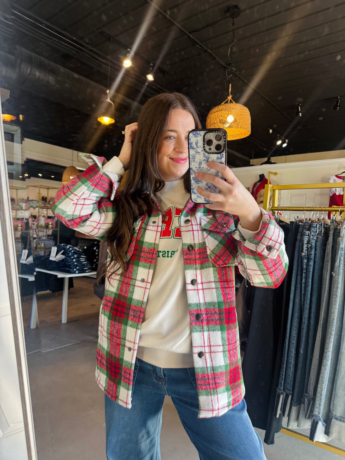 Ivory Merry Christmas Crewneck