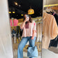 Pink Washed Patchwork Tee