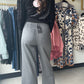 Charcoal High Rise Capris