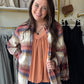 Butter Orange Shirring Short Sleeve