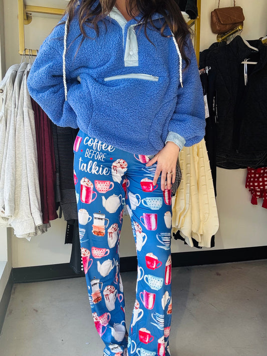 Coffee Before Talkie PJ Pants