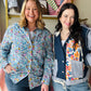 Sky Blue Multi Woven Top
