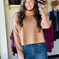 Essential Camel Turtleneck Sweater