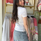 White Annie Tee