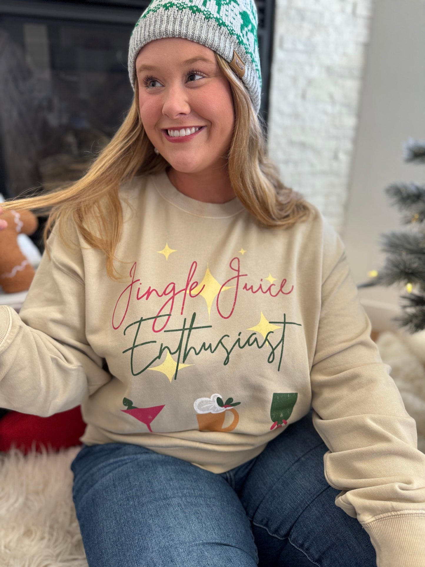 Jingle Juice Enthusiast Crewneck