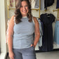 Blue & White Classic Stripe Tank