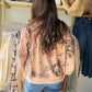 Almond Floral Printed Long Sleeve
