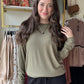 Olive Corrine Pullover