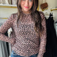 Keagen Mesh Top - Leopard