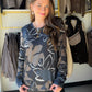 Black & Navy Floral Long Sleeve