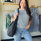 Lavender Multi Stripe Sweater