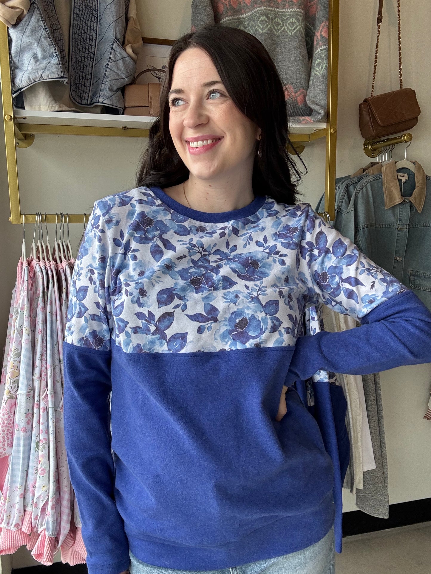 Sapphire Blue Natalie Top